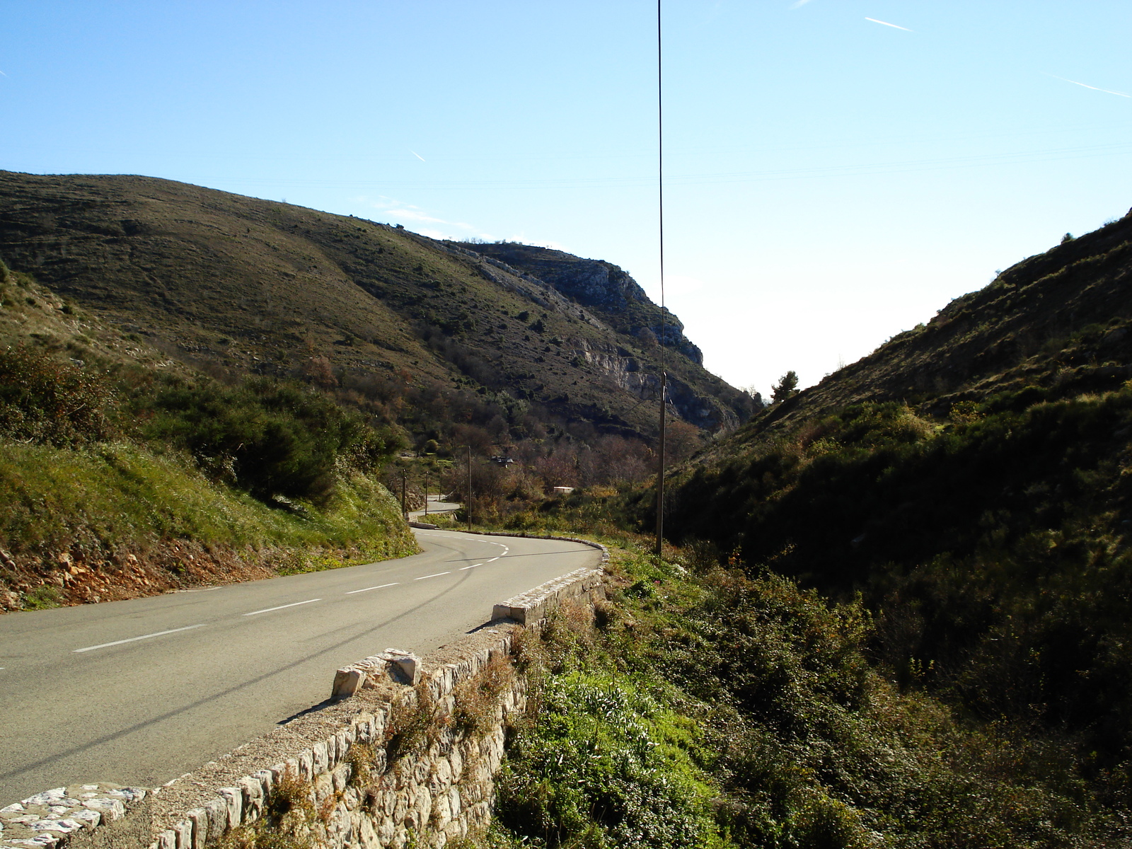 Photo France Côte d'Azur route du Col de Vence 2007-01 18