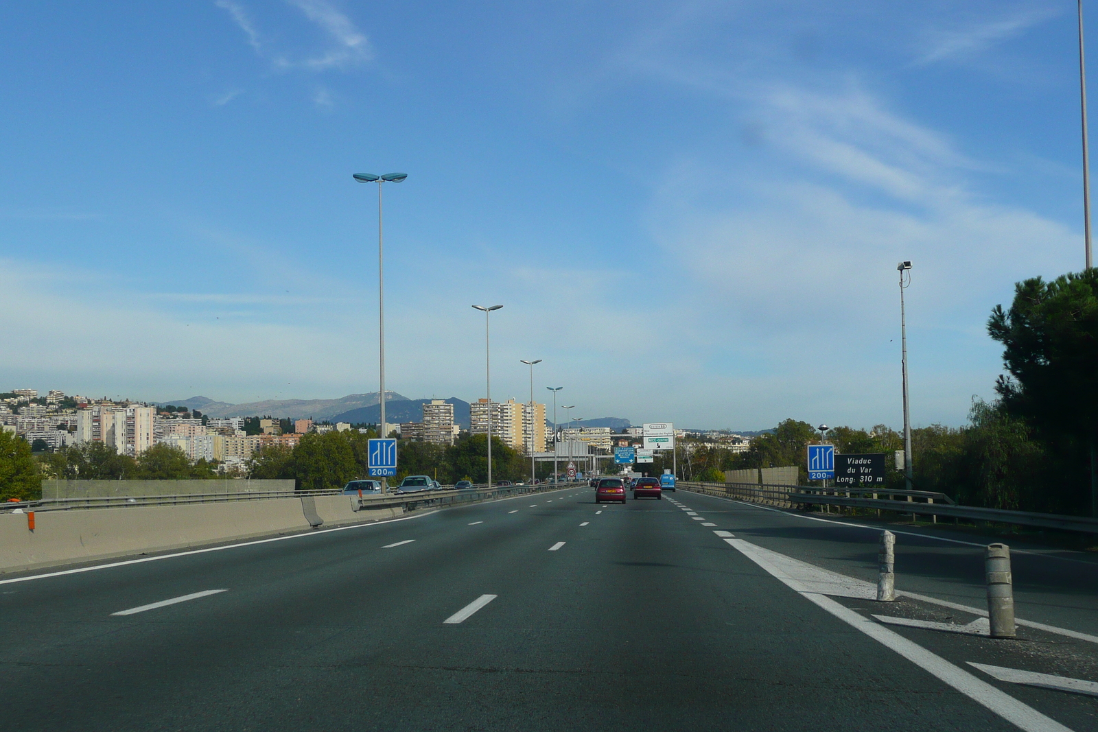 Photo France Côte d'Azur Route de Cagnes sur Mer à Nice 2007-10 26