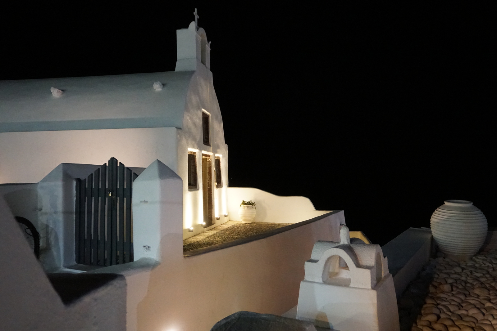 Photo Grèce Santorin Oia Oia de nuit 2016-07 13