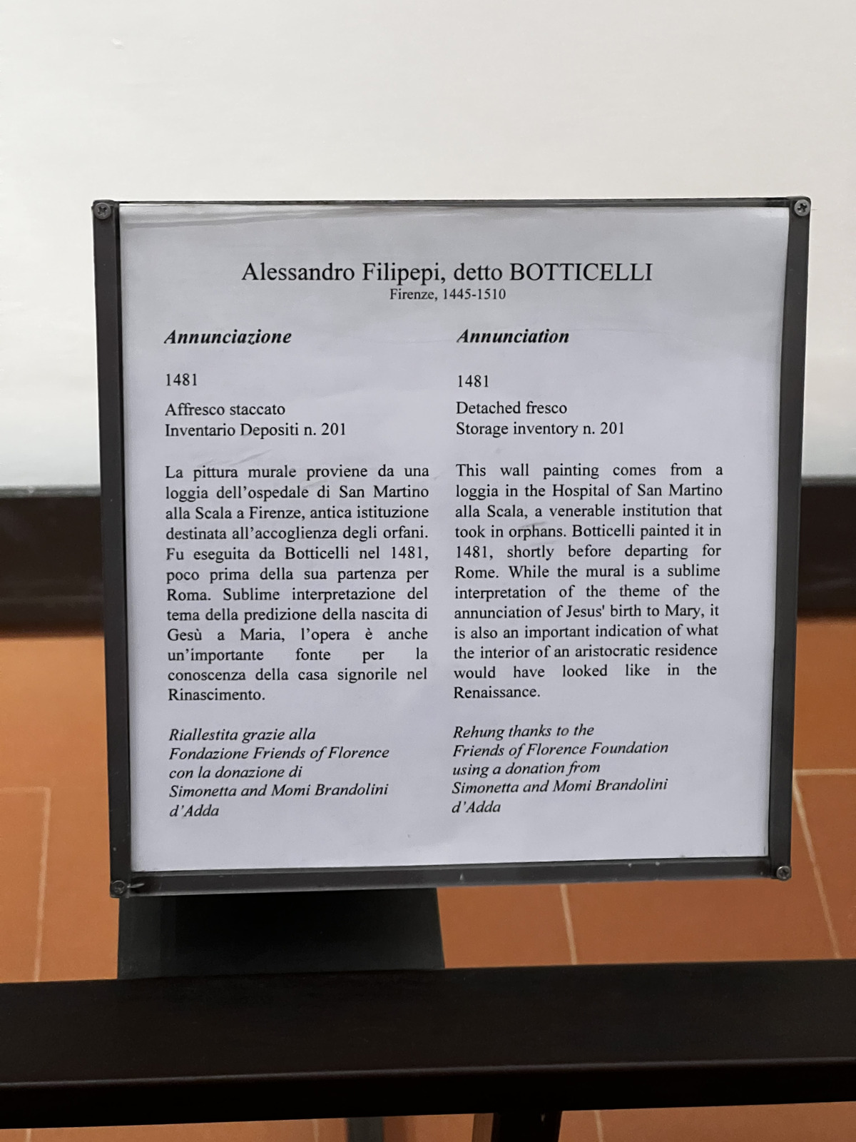 Photo Italie Florence Galerie des Offices 2022-05 102