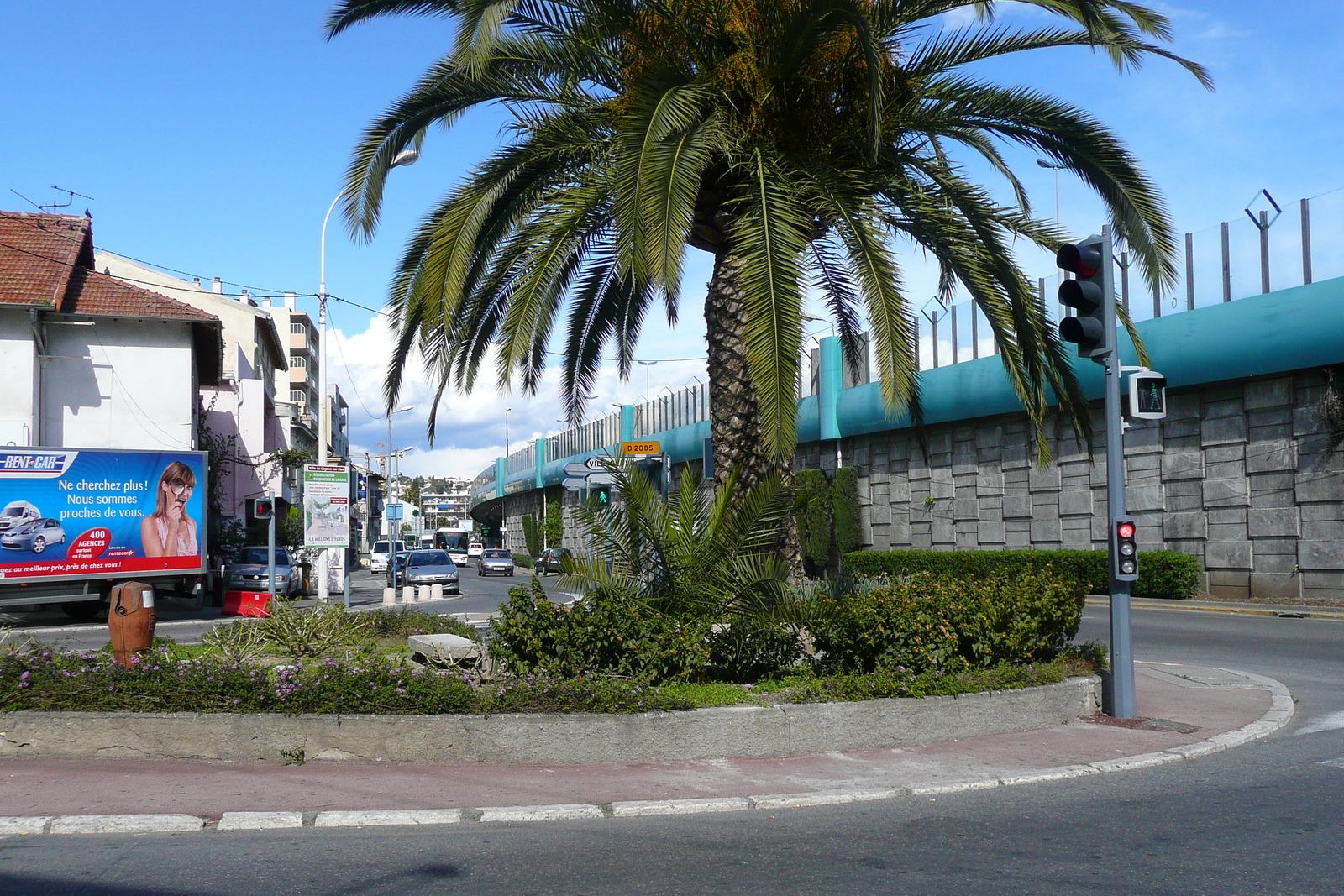 Photo France Côte d'Azur route de Vence à Cagnes 2008-03 27