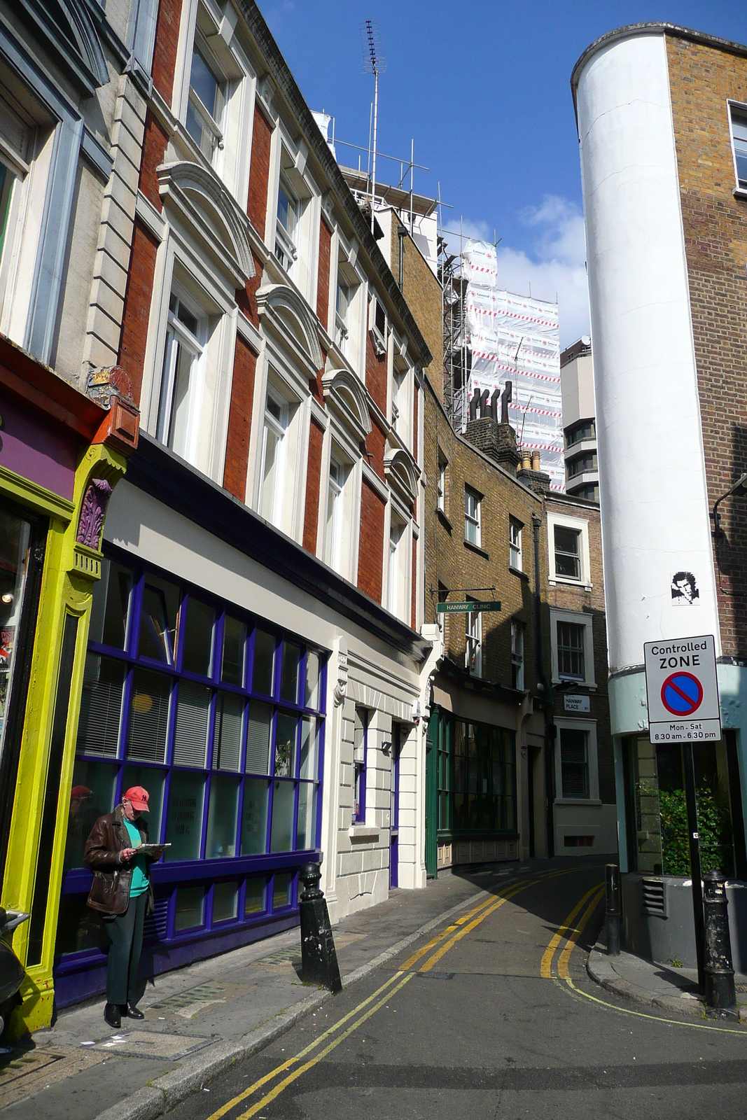 Photo Royaume-Uni Londres Rue Hanway 2007-09 13