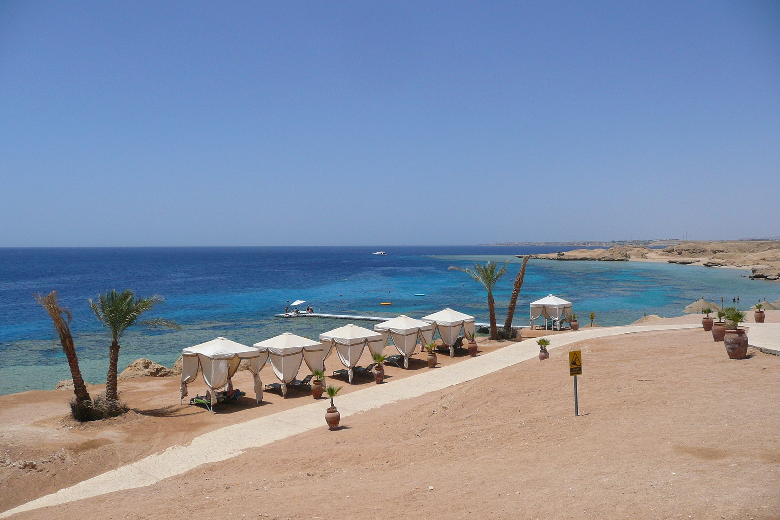 Photo Égypte Sharm el Sheikh Hôtel Hyatt Plage Hyatt Sharm el Sheikh 2008-06 44
