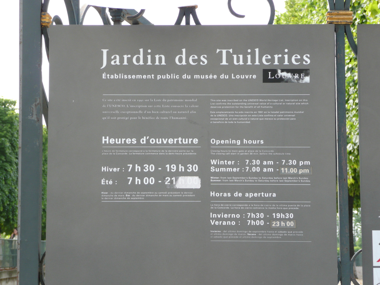 Photo France Paris Jardin des Tuileries 2007-05 338