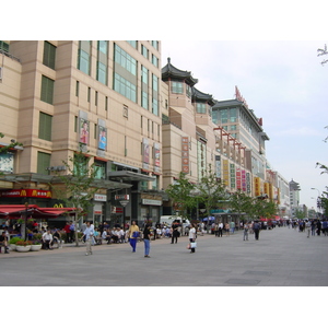 Photo Chine Pékin Rue Wangfujing 2002-05 21