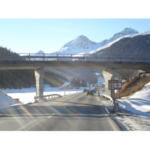 Photo Suisse Route de Pontresina à Saint Moritz 2007-01 0