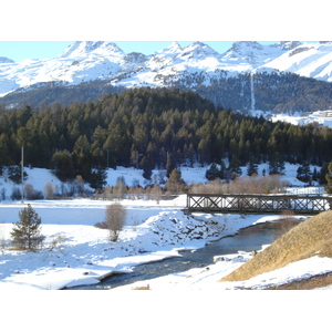 Photo Suisse Route de Pontresina à Saint Moritz 2007-01 10
