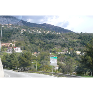Photo France Côte d'Azur route de Nice à Menton 2008-03 93