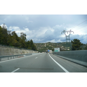 Photo France Côte d'Azur route de Nice à Menton 2008-03 27