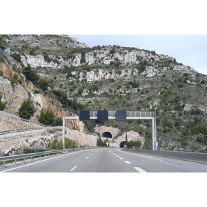 Photo France Côte d'Azur route de Nice à Menton 2008-03 24