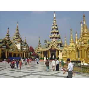 Photo Birmanie (Myanmar) Rangoun Pagode Shwedagon 2005-01 15
