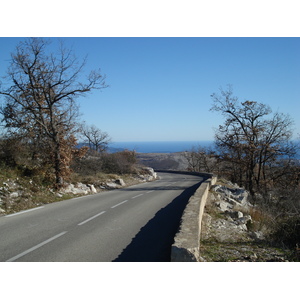Photo France Côte d'Azur route du Col de Vence 2007-01 27