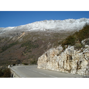 Photo France Route de Coursegoule à Gréolières les neiges 2007-01 79
