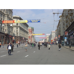 Photo Russie Moscou Rue Tverskaya 2005-04 83
