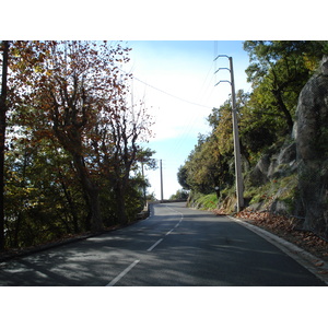 Photo France Côte d'Azur Route de Vence à Saint Jeannet 2006-12 16