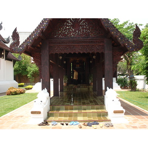 Photo Thaïlande Chiang Mai Centre(intra Canal) Temple Chediluang Varaviharn 2006-04 21