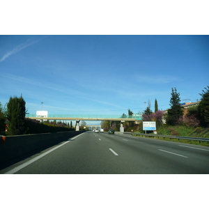 Photo France Côte d'Azur route A8 de Le Luc à Aix 2008-04 20