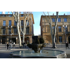Photo France Aix en Provence Cours Mirabeau 2008-04 20