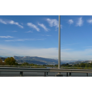 Photo France Côte d'Azur Route de Cagnes sur Mer à Nice 2007-10 30