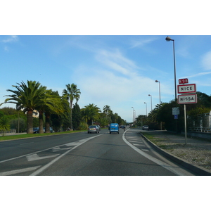 Photo France Côte d'Azur Route de Cagnes sur Mer à Nice 2007-10 33