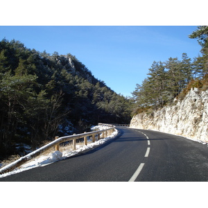 Photo France Route de Coursegoule à Gréolières les neiges 2007-01 97