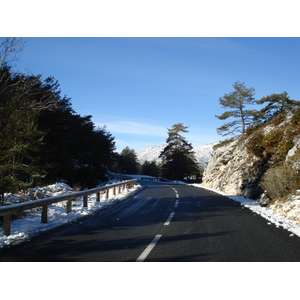 Photo France Route de Coursegoule à Gréolières les neiges 2007-01 104