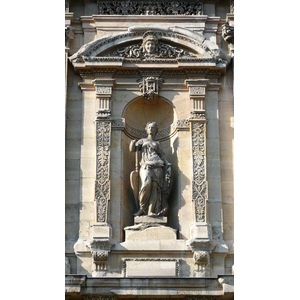 Photo France Paris Le Louvre Facade sur Seine du Louvre 2007-07 58