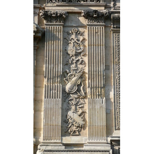 Photo France Paris Le Louvre Facade sur Seine du Louvre 2007-07 33