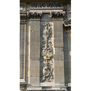 Photo France Paris Le Louvre Facade sur Seine du Louvre 2007-07 35