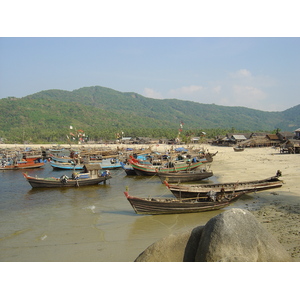 Photo Birmanie (Myanmar) Plage de Maungmagan 2005-01 24