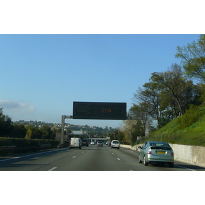 Photo France Côte d'Azur route de Cannes à Cagnes 2008-03 19