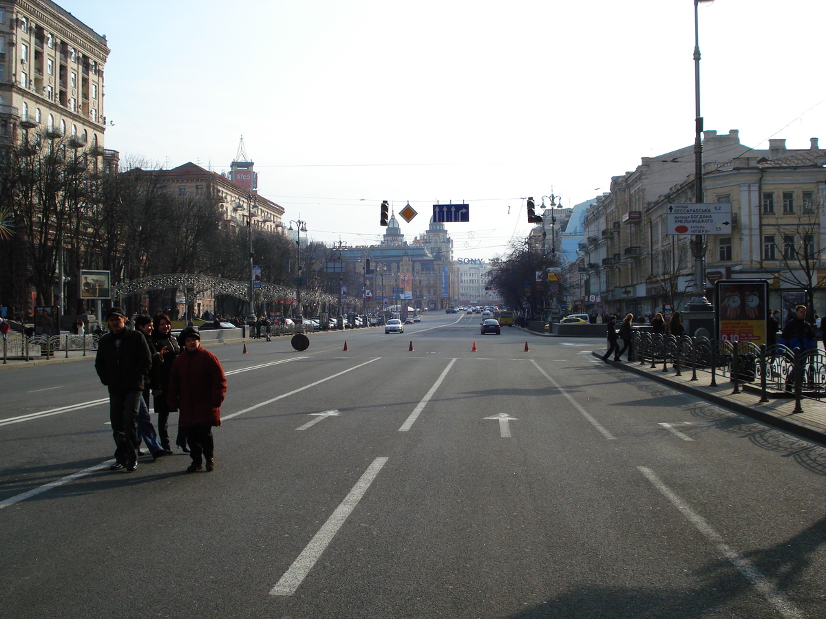 Photo Ukraine Kiev Rue Kreschatyk 2007-03 25