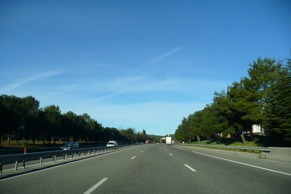 Photo France Côte d'Azur route A8 de Le Luc à Aix 2008-04 58