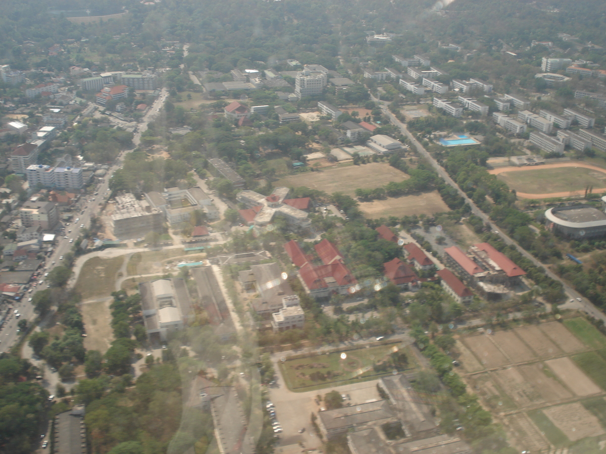 Photo Thaïlande Chiang Mai Vue du ciel 2006-04 4