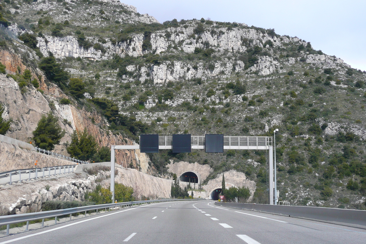 Photo France Côte d'Azur route de Nice à Menton 2008-03 24