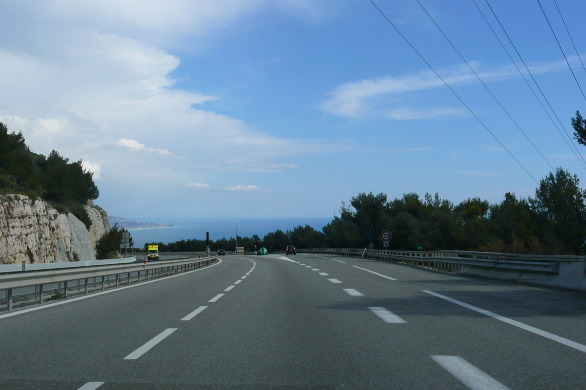Photo France Côte d'Azur route de Nice à Menton 2008-03 9