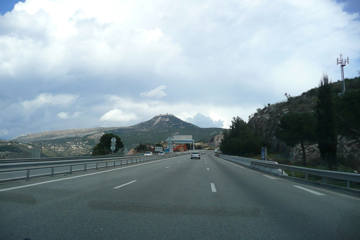 Photo France Côte d'Azur route de Nice à Menton 2008-03 16
