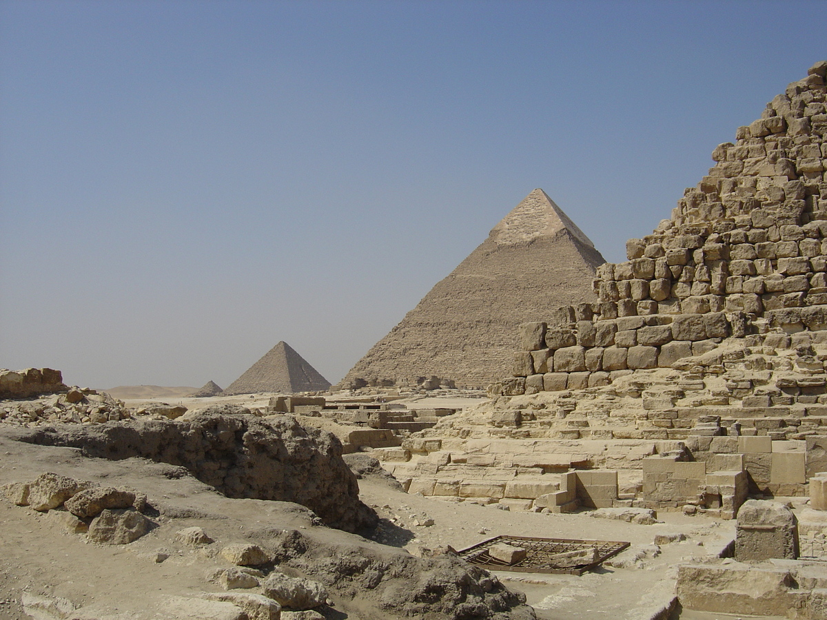 Photo Égypte Pyramides de Gizeh 2004-09 30
