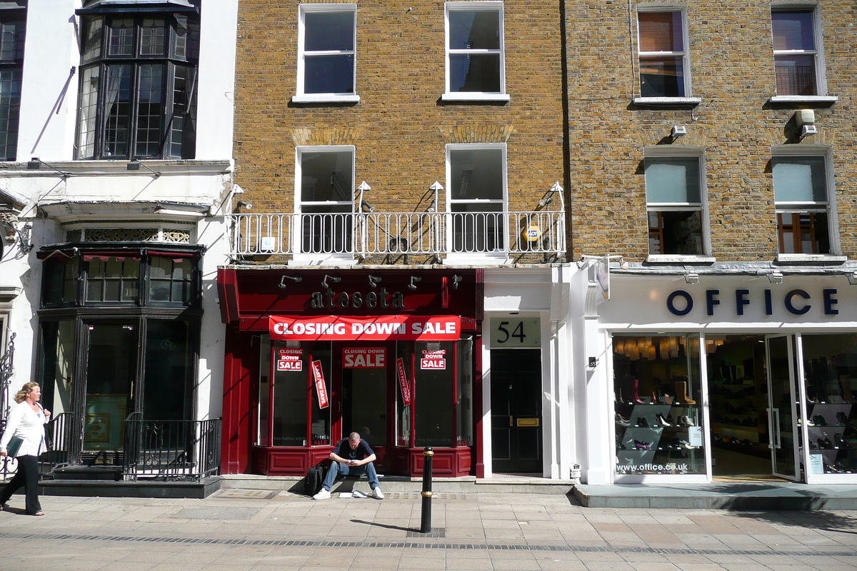 Photo Royaume-Uni Londres Rue South Molton 2007-09 23