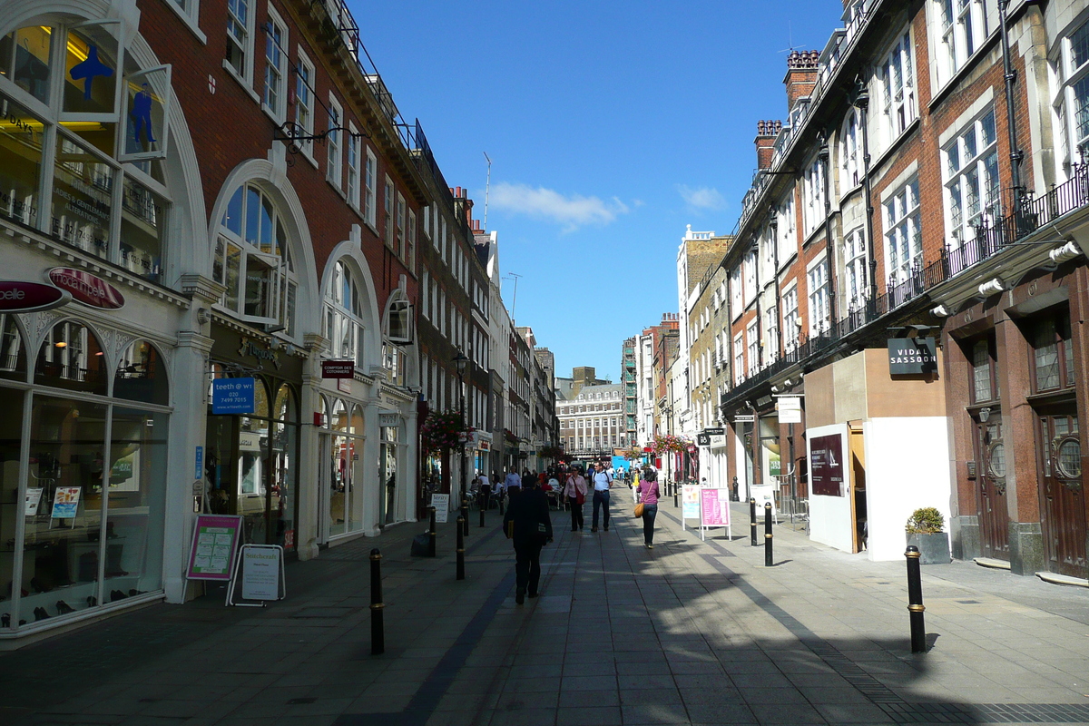 Photo Royaume-Uni Londres Rue South Molton 2007-09 6