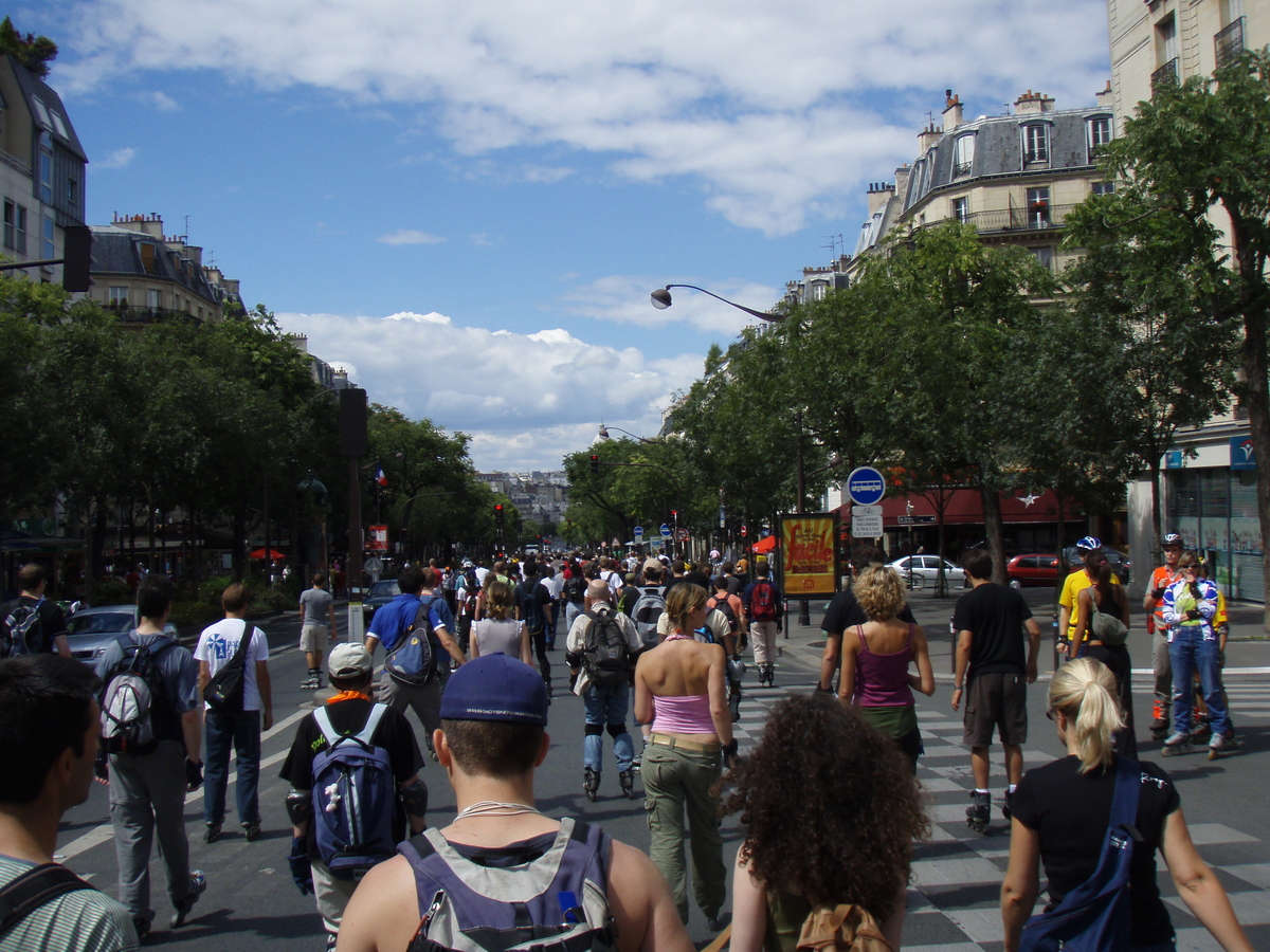 Photo France Paris Randonnée Roller et Coquillages 2007-07 90