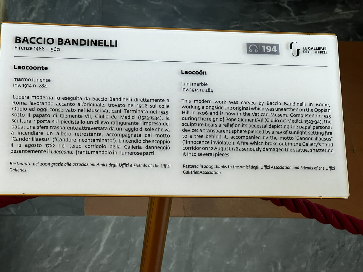 Photo Italie Florence Galerie des Offices 2022-05 235