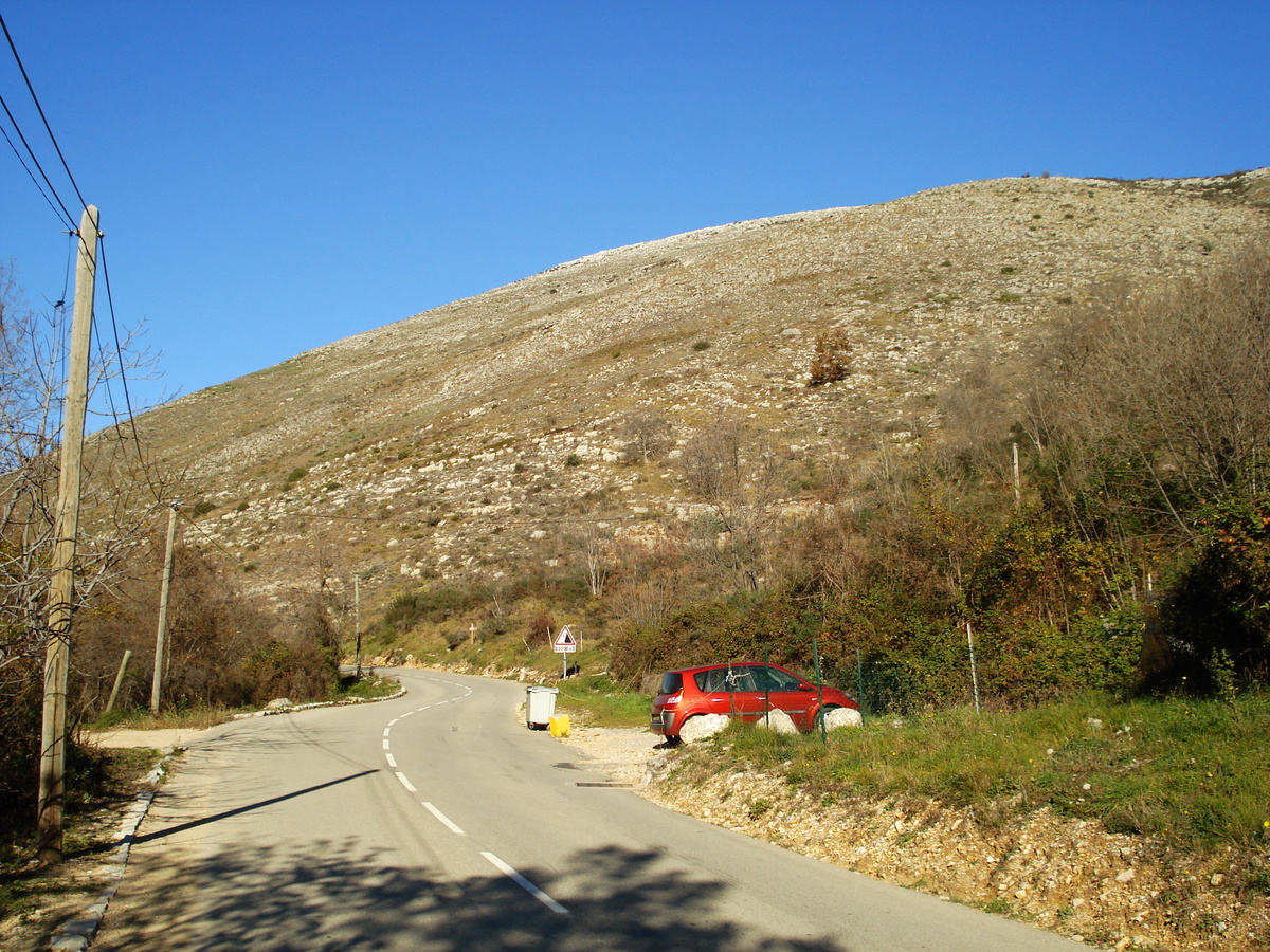 Photo France Côte d'Azur route du Col de Vence 2007-01 14