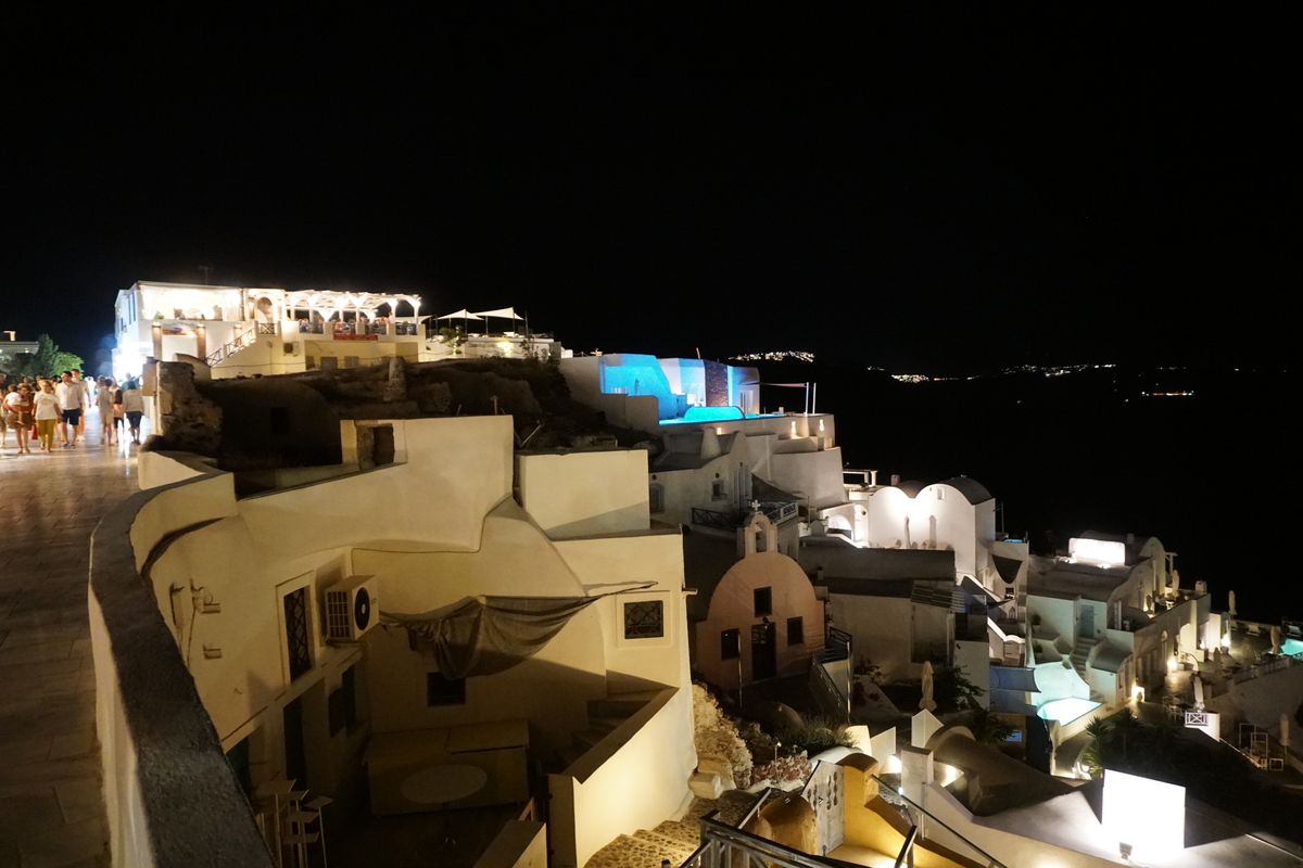 Photo Grèce Santorin Oia Oia de nuit 2016-07 21