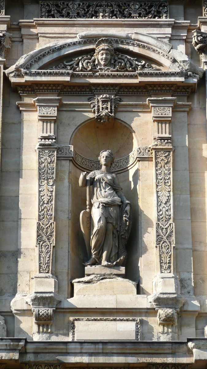 Photo France Paris Le Louvre Facade sur Seine du Louvre 2007-07 58