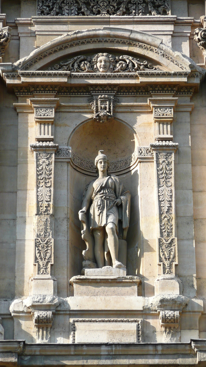 Photo France Paris Le Louvre Facade sur Seine du Louvre 2007-07 38