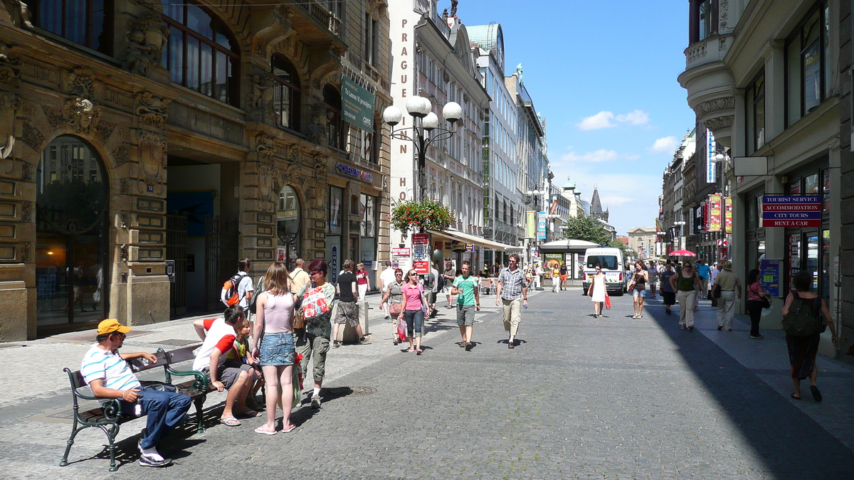 Photo République Tchèque Prague rue 28 Rijna 2007-07 18
