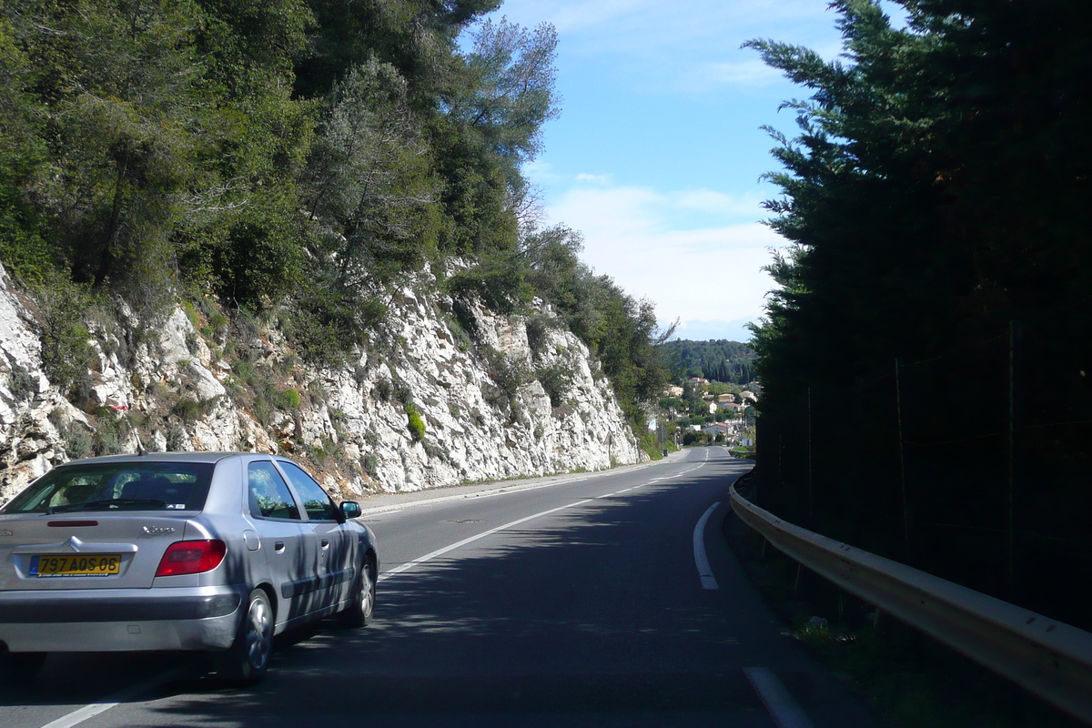 Photo France Côte d'Azur route de Vence à Cagnes 2008-03 40