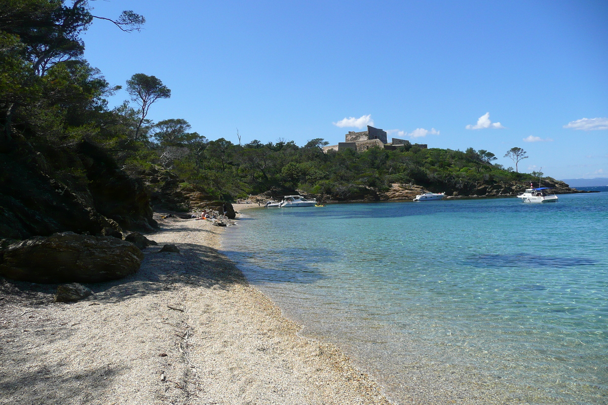 Photo France Ile de Porquerolles Plage d'Alycastre 2008-05 20