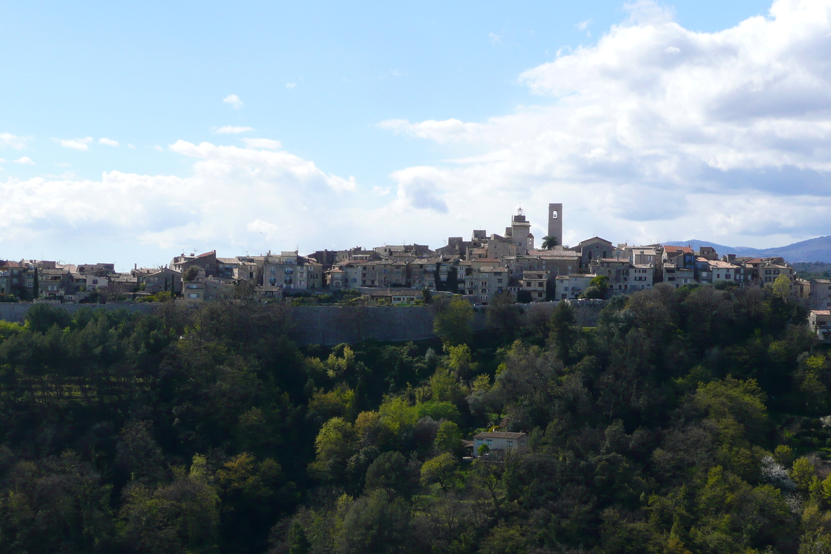 Photo France Côte d'Azur route de Vence à Cagnes 2008-03 10
